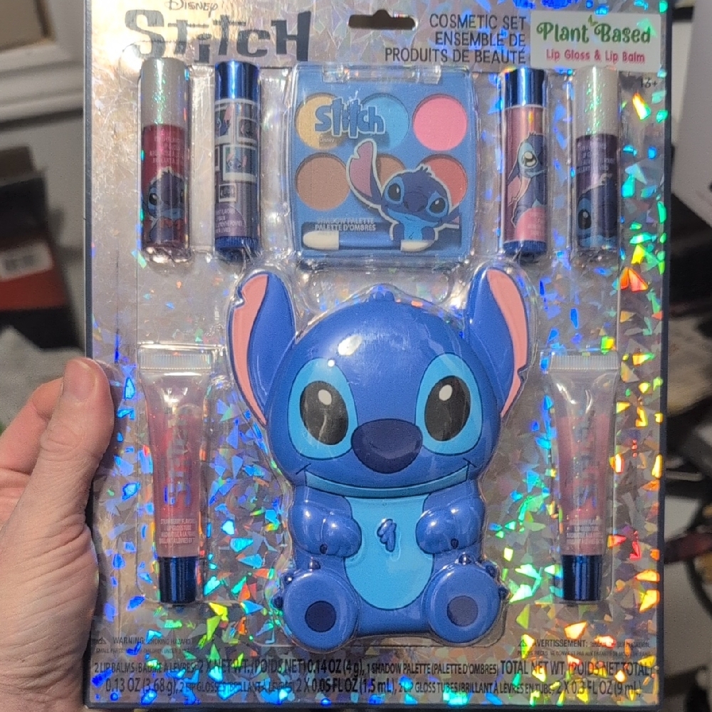 Disney Stitch Blue Cosmetic Set